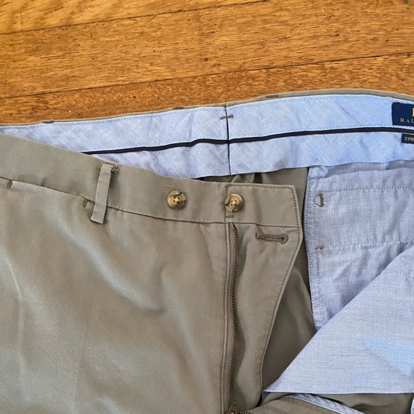 POLO mens cotton blend lightweight slacks - Picture 2 of 5